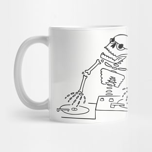 Skeleton DJ Mug